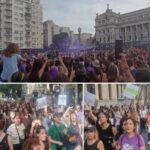 8M. Por el Día Internacional de las Mujeres, autoconvocadas se movilizaron al Congreso.