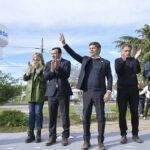 Guaminí. Kicillof inauguró Planta Potabilizadora y la repavimentación de un tramo de la Ruta 85.