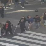 Marcha Federal Universitaria. Personas no videntes marcharon para defender la Universidad Pública y Gratuita.