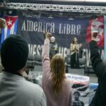 “Estamos con Cuba”. Acto en solidaridad con Cuba y para exigir el fin del bloqueo.