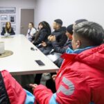 La Intendenta Magdalena Sierra se reunió con trabajadores de plataformas y repartidores