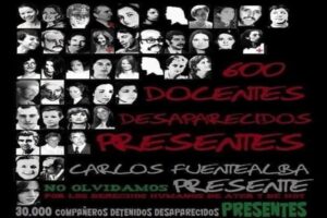En el Día del Maestro. Memoria y homenaje a todos docentes desaparecidos por la dictadura.