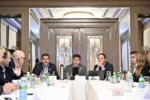 Kicillof se reunió en Nueva York con empresarios y representantes de fondos de inversión
